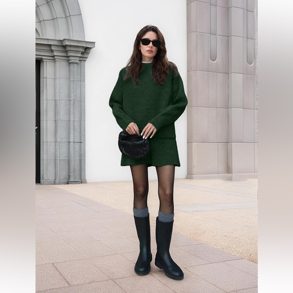Mini Sweater Skirt Set